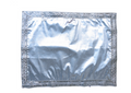 MY GOD GIFT Silver Plain Puja Aasan / Altar Cloth with Decorative Lace Border | Mandir Prayer Mat for Puja & Religious Rituals | Size 20 x 20 Inch (50.80 x 50.80 cm) Pack of 1