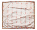 MY GOD GIFT Off White Check Puja Aasan / Altar Cloth with Lace Border | Decorative Mandir Cloth for Puja & Prayer | Size 18 x 24 Inch (45.72 x 60.96 cm) Pack of 2