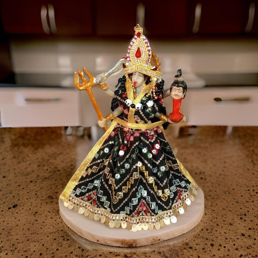 My God Gift Navratri Special, MATA Rani Vastra, Devi MATA Poshak, Durga MATA Dress, Radha Rani Poshak for Standing Idol, Made of Silk Cloth