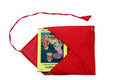 My God Gift Shiv Mahapuran/Shri Ram Charit Manas Cover Ramayan Or Any Spiritual Holy Books Protector Cover Altar Cloth (Red plain with zari) Pack of 2