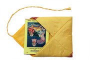 My God Gift Shiv Mahapuran/Shri Ram Charit Manas Cover Ramayan Or Any Spiritual Holy Books Protector Cover Altar Cloth (Yellow with Red lase) Comb 2