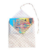 My God Gift Shiv Mahapuran/Shri Ram Charit Manas Cover Ramayan Or Any Spiritual Holy Books Protector Cover Altar Cloth (White Check Cover 10x13 inch 25.40 x 33.02 cm) Pack of 1
